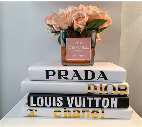 chanel dior book decor|Chanel book decorations.